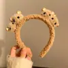 Lindos accesorios de diadema de alta gama para niños, antideslizantes, diseñados para frentes altas, diademas de moda para niñas, diademas de dibujos animados, adornos para el cabello