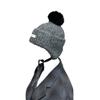 Moda Coreana Gorro de Lana con Bola de Piel Dulce para Mujer Otoño e Invierno Grueso Cálido Protección para las Orejas Gorro Lei Feng Que Muestra la Cara Pequeño Gorro Pulóver