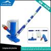 FONTE fabricante cabeça de sucção a vácuo com haste telescópica azul bico cabeça de sucção terno de limpeza de piscina