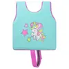 Chaleco Salvavidas Flotante para Barco con Estampado de Unicornio Lindo para Niños Chaleco Personalizable