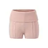 Verão Novo 2025 Novo Estilo Shorts de Tricô Justos na Cintura com Barra, Estilo Garota Picante, Hot Pants de Tricô Vermelhos Ajustados