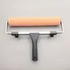 Pincel Rolo Shuaining com Textura de Pele de Cordeiro com Cabo Extendido Textura de Casca de Laranja Tinta Látex Revestimento Plano Decoração de Casa Pintura de Parede Ferramentas de Pintura Artística