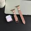 Adecuado para Apple Iwatchs12S10S9Ultra87Se Reloj de Cuero con Pulsera Femenina de Nácar Multicolor