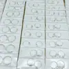 Pendientes Pequeños de Aro Chapados en Plata de Cobre, Joyería de Vendedor Ambulante, Pendientes de Aro de Plata Unisex de Moda Estilo Coreano, Nuevo Suministro al por Mayor