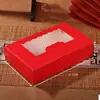 Caja de embalaje Snow mei Niang ventana 246 granos 63-80G caja para pastel de luna caja para tarta de huevo caja de embalaje para postre de grasa de nieve