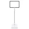 Oficina Depósito Placa Vertical Dupla Face A4 Aço Inoxidável Placa Direcional Placa de Identificação de Material Suporte de Exibição Suporte Vertical Suporte
