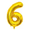 Globo Digital de Papel de Aluminio de 40 pulgadas Forma de Set de Cumpleaños Suministros de Decoración para Fiestas Globos con Números de Cumpleaños Venta al por Mayor