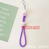 Nuevo Lanyard para Teléfono Móvil de Flor de Dibujos Animados Anti-Pérdida Creativo para Muñeca Cuerda de Nylon Llave Colgante Hebilla Cadena Corta para Mano