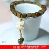 Cuentas Cuadradas de Sándalo Verde Pulseras DIY Despertar del León para Hombres y Mujeres Estilo Étnico Cuentas de Rosario Fabricante Mayorista de Joyería Decorativa