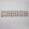 Manicure Gato Olho Bolinhas Onda Café Leitoso, Suave e Iluminadora, Unhas Curtas Descartáveis Usáveis Venda por Atacado
