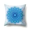 Funda de almohada de poliéster estilo folk bohemio nórdico decoración de coche impresión para el hogar funda de almohada de noche QTH23