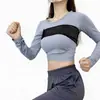 Corda de Pular à Prova de Choque Tira Peitoral Elástica Faixa Respirável Raka Faixa Peitoral para Mulheres Suporte Peitoral para Esportes de Alta Intensidade