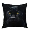 Funda de Almohada Cruzada Amazon Temu Tigre Blanco León Pantera Negra Lobo Bestia Oficina Dormitorio Sofá