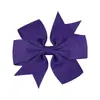 Pinzas para el pelo de cinta de satén acanalada, bestsellers europeos y americanos de Amazon transfronterizos, pinzas para el pelo de lazo de color liso, accesorios para el pelo para niños al por mayor