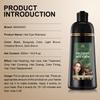 Tingimento de Cabelo à Base de Plantas Corante Bolha Full English Transfronteiriço Shampoo Tingidor de Cabelo Suave Não Irritante Frasco Atacado
