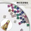 Joyería para Arte de Uñas de Zirconia de Lujo Ligero Nuevo Xiaohongshu Diamante Tridimensional Trébol Diamante Uña Diamante Pequeño Decorativo Diamante al por Mayor