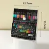Set de Resaltadores con Purpurina Transfronterizo, Bolígrafos de Arte para Dibujo Estudiante de Alto Valor, Marcadores de Purpurina para Marcar Puntos Clave