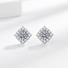 Tiktok Sudeste Asiático Venta en vivo Collar de trébol brillante de lujo para mujer Colgante Anillo Pendientes Joyería traje