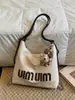 Bolsa de Gran Capacidad para Mujer, Bolso de Hombro con Letras, Bolso Tote Casual para el Día a Día, Bolso Cruzado Versátil para Mujer, Gran Capacidad