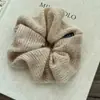 Scrunchie de Lana Tejida Nuevo para Otoño e Invierno Estilo Perezoso Lazo para Cola de Caballo Cuerda para el Cabello Simple de Moda de Gama Alta Accesorio para el Cabello