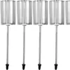 Velas de Ferro para Velas de Ferro Transfronteiriças Velas Galvanizadas de Metal Velas de Ferro Pontiagudas para Velas de Natal Enfeites Atacado