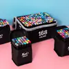 Set Táctil Amazon Doble Punta Monocolor Gran Capacidad 48 Colores 80 Colores 36 Colores 60 Colores Marcadores Profesionales para Dibujo