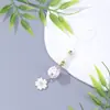 Colgante de Gato de Cerámica Sakura Cadena para Teléfono Móvil Colgante Creativo de Bolsa de la Fortuna Colgante Llavero DIY Colgante Pequeño