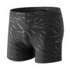 Imitação Tubarão Pele Swim Trunks Masculino Preto Moda Stretch Boxer Shorts Spa Seaside Beach Trunks Adulto Swimwear
