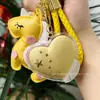 Llavero de Corazón de Oro Puro 999, Colgante de Suerte de Trébol de Cuatro Hojas Dorado, Regalo para Novia, Regalo para Mejor Amiga, Colgante Atractor de Riqueza