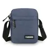 Bolso Pequeño Cruzado tipo Mensajero de Tela Oxford para Hombre, Bolso Ligero de Hombro con Múltiples Bolsillos con Cremallera y Correa Ajustable
