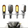 Mais Vendidos no Comércio Exterior: Modificação de Pisca de Motocicleta LED Mini Luz de Pisca, Indicador de Sinal Metálico Retro Luz de Seta