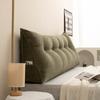 Almohada de Felpa para Cama junto a la Mesita de Noche Almohada Triangular para Cama Respaldo Grande Almohada de Protección Lumbar Respaldo Tatami Bolsa Suave Sencilla Extraíble y Lavable