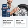 Limpador de Pó de Ferro Homonth Decompõe Rapidamente Marcas de Pó de Ferro e Ferrugem em Superfícies Metálicas Spray de Manutenção Automotiva