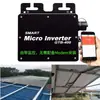 Microinversor inteligente conectado a la red GTB-400 inversor monofásico conectado a la red 120V/230V equipado con aplicación inteligente