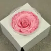 Flor mágica flor eterna gigante 9-10CM flor luz nocturna lote directo cubierta de vidrio 1 rosa paquete de materiales diy