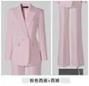 Nueva Chaqueta Blazer Casual de Primavera y Otoño Ropa de Trabajo Formal Traje Popular para Mujer del Sudeste Asiático con Pantalones de Pierna Ancha