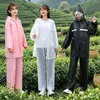 Conjunto de Impermeable y Pantalón de Lluvia Poncho de Lluvia Dividido Impermeable 2026 Nuevo Ligero para Viajes al Aire Libre Ropa Impermeable para Todo el Cuerpo para Vehículos Eléctricos