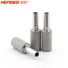 Filtro distribuidor de burbujas finas de acero inoxidable sinterizado en polvo 316L Hengge para oxígeno, ozono y CO2