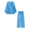Estilo Europeu e Americano Amazon Aliexpress Tendência Popular Moda Roupão Solto Masculino e Feminino Mesmo Estilo Roupa Externa de Algodão