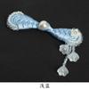 Botones de Hebilla Cheongsam, Hermosos Botones de Borla de Cristal Pipa de Perla, Botones Tejidos a Mano, Accesorios para Traje Tang, Botones Decorativos