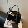 Bolso Kelly de Comercio Exterior para Mujer 2025 Invierno Casual Nuevo Bolso de Mano Cruzado de Alta Gama Bolso de Hombro de Moda Versátil