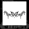 Adesivos de Tatuagem Populares Bg Herbais Transfronteiriços com Desenhos de Asa e Borboleta para Braços e Pulsos, Adesivos Personalizados da Moda, Atacado da Fonte