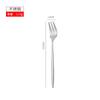 Amazon Transfronterizo Acero Inoxidable 410 Mate Cuchillo y Tenedor Cuchara Portugués Titanio Hotel Occidental Postre Bistec Cuchillo y Tenedor