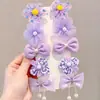 Grampo de Cabelo Princesa Laço da Rua do Cervo Flor de Tecido Acessórios de Cabelo Infantis Elásticos Não Prejudicam Faixa de Cabelo Infantil Anel de Cabelo Infantil