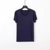 Camiseta Blanca Pura de Manga Corta para Hombre, Camiseta Básica de Media Manga para Verano, Trabajo, Fitness, Ajustada, Social Ajustada