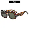 Gafas de Sol Retro de Marco Grande Versátiles Estilo Ins Europeo y Americano Protección Solar para Exteriores Moda Tendencia Gafas de Sol Transfronterizas