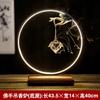 Lâmpada de LED em anel para incenso de refluxo Zen bergamota ornamentos de fogareiro pendurados varanda de casa fogareiro de aromaterapia queimador de incenso de refluxo cerâmica atacado