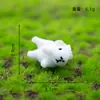 Micro-Paisaje Creativo Lindo Animal Cobaya Miniaturas Artesanías de Resina Decoraciones Accesorios para Colgar