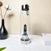 Amazon Venta Caliente Transfronteriza Columna de Cristal Natural Cristal de Vidrio Botella Gema Energética Cristal de Vidrio Impreso