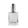 Fabricante de Frascos de Perfume de Vidro de 30/50/100ml com Tampas de Rosca, Frascos Portáteis Quadrados Planos para Recarga de Spray Atacado